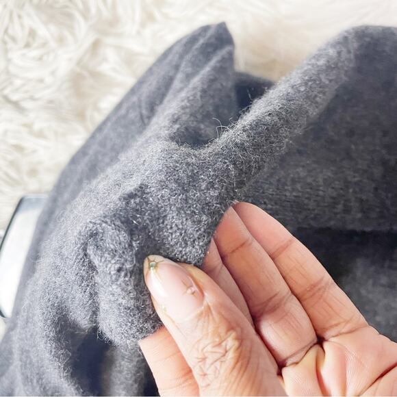 Atm‎ Anthony Thomas Melillo Longline Cashmere Cardigan Sz Medium Heathered Grey - Picture 6 of 8